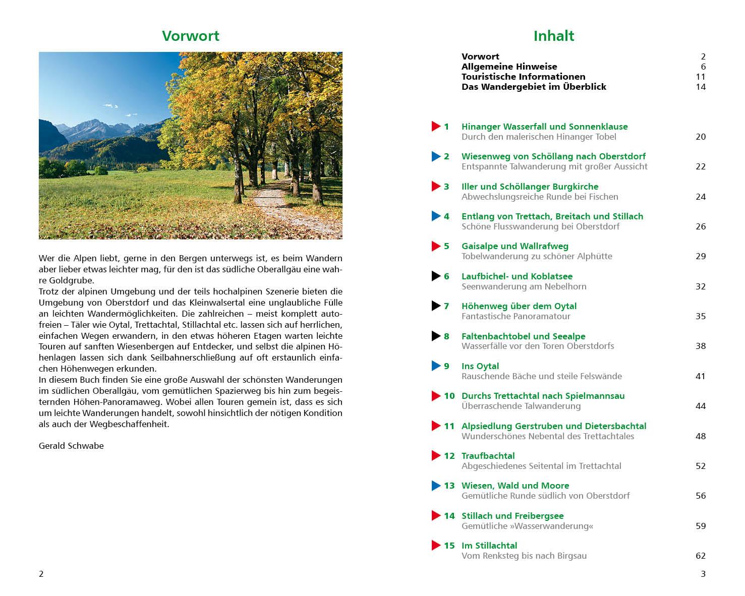 Beispielinhalt (Bild) Leichte Wanderungen Oberstdorf - Kleinwalsertal