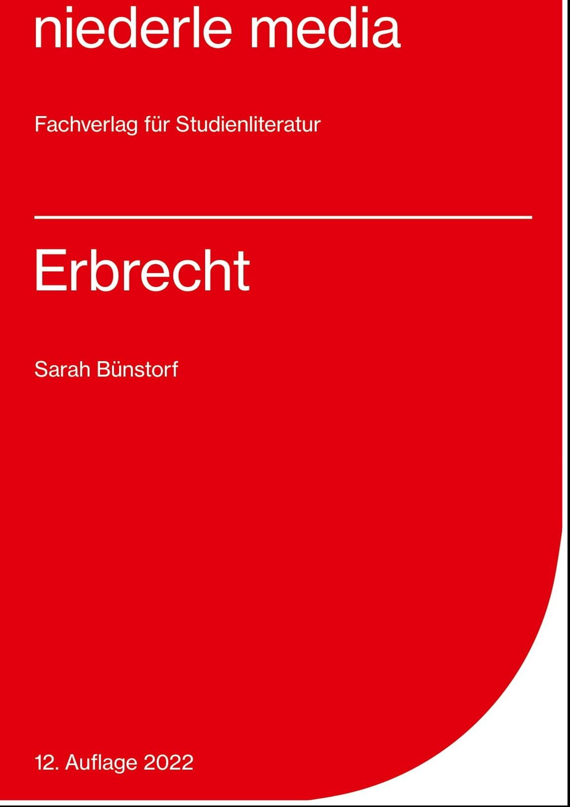 Vorderes Coverbild Erbrecht