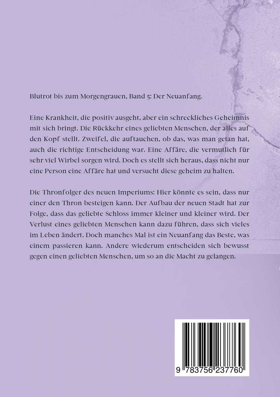 Rückseitencover Blutrot bis zum Morgengrauen