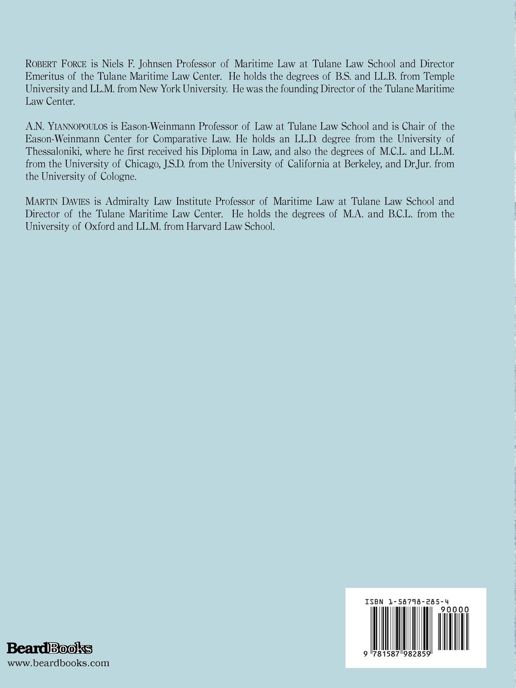 Rückseitencover Admiralty and Maritime Law Volume 2