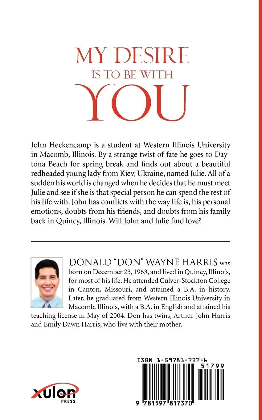 Rückseitencover My Desire Is To Be With You