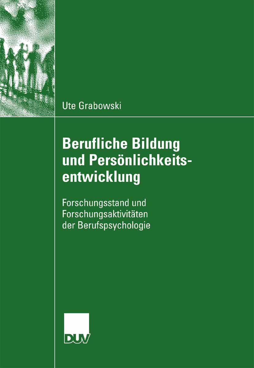 Vorderes Coverbild Berufliche Bildung und Persönlichkeitsentwicklung