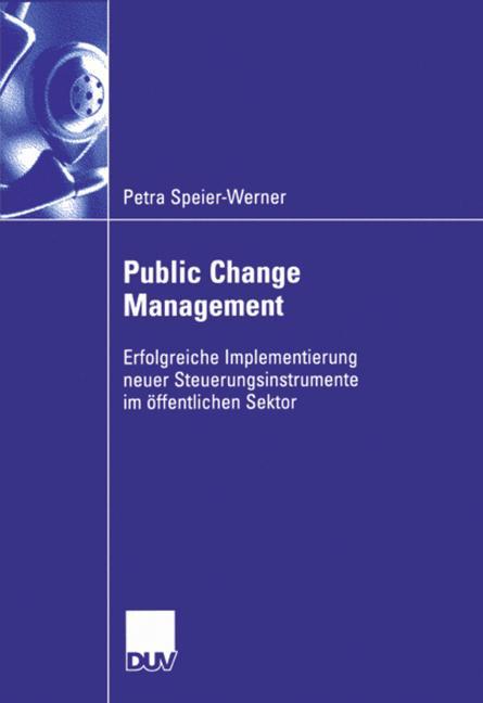 Vorderes Coverbild Public Change Management