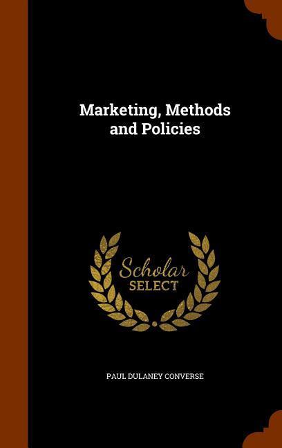 Vorderes Coverbild Marketing, Methods and Policies