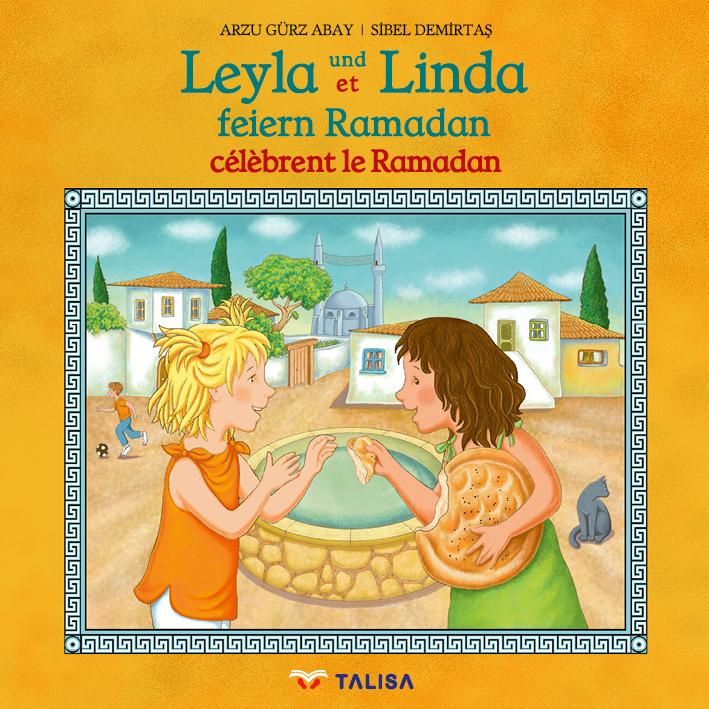 Vorderes Coverbild Leyla und Linda feiern Ramadan (D-Französisch)
