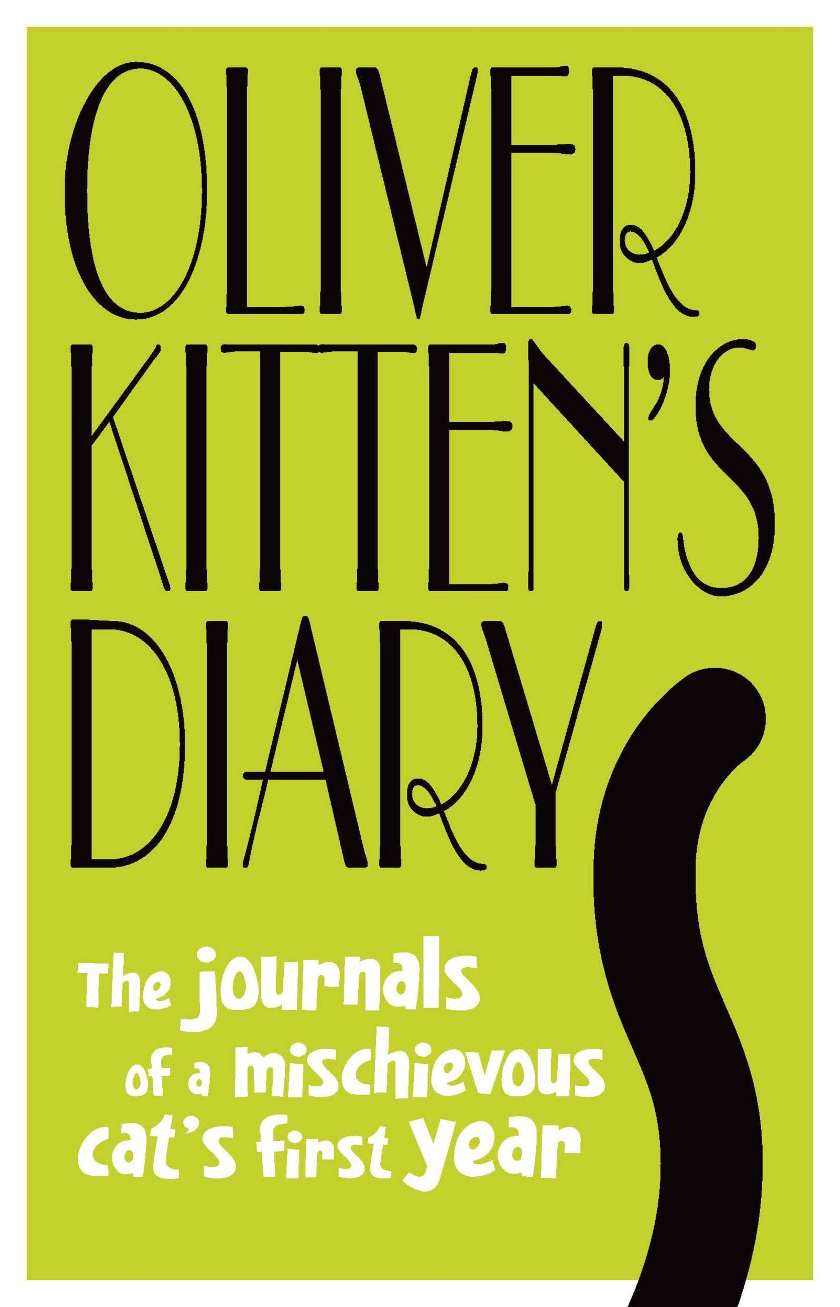 Vorderes Coverbild Oliver Kitten's Diary