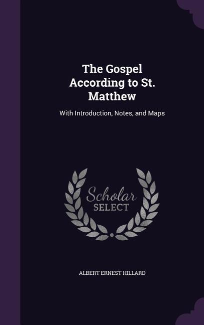 Vorderes Coverbild The Gospel According to St. Matthew