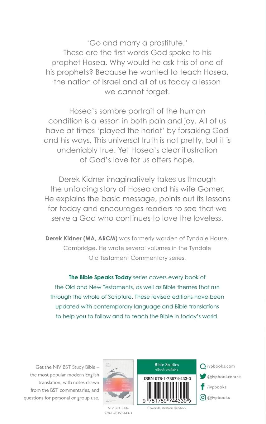 Rückseitencover The Message of Hosea