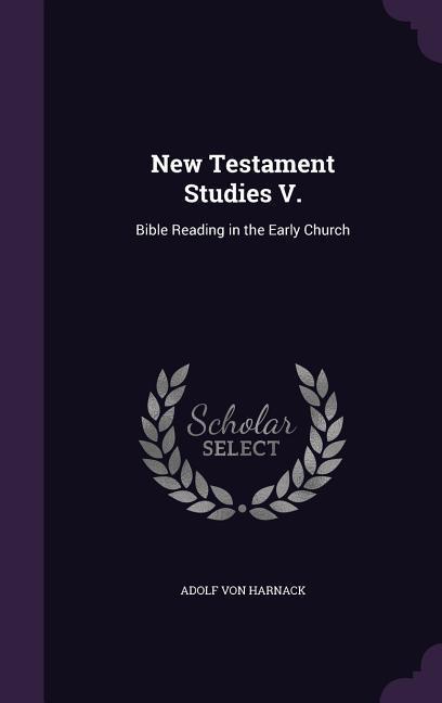 Vorderes Coverbild New Testament Studies V.