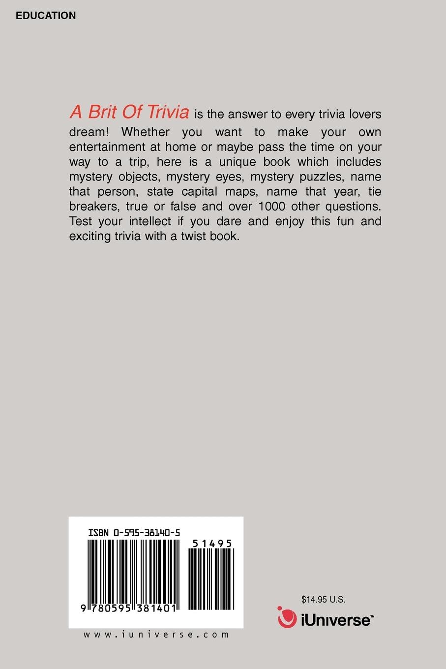 Rückseitencover A Brit Of Trivia