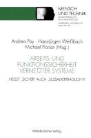 Vorderes Coverbild Arbeits- und Funktionssicherheit vernetzter Systeme