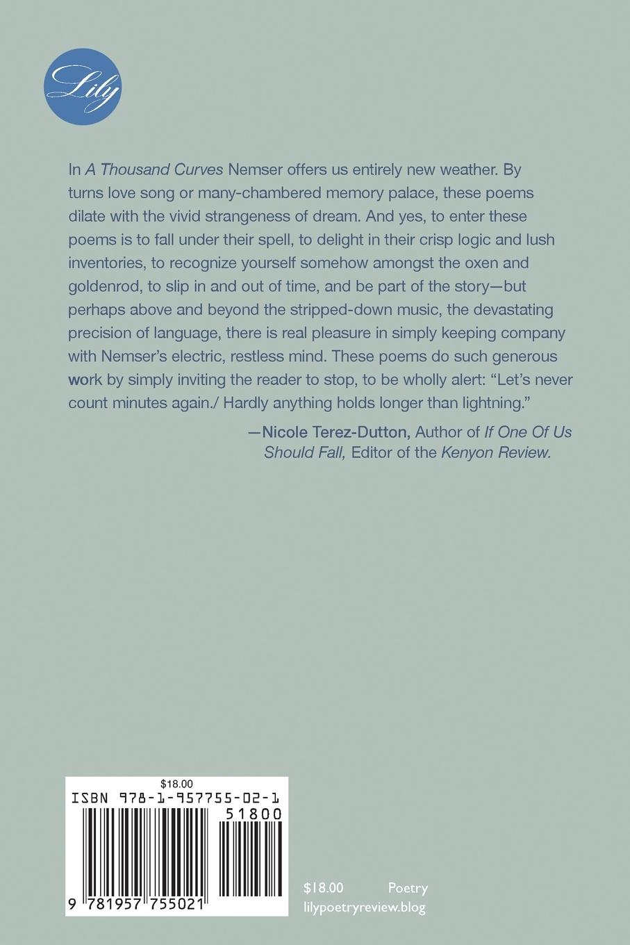 Rückseitencover A Thousand Curves