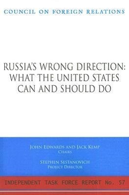 Vorderes Coverbild Russia's Wrong Direction: What the United States Can and Should Do