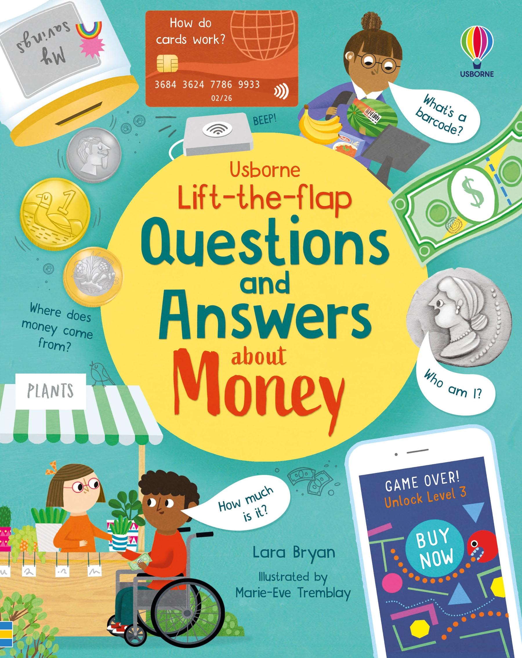 Vorderes Coverbild Lift-the-flap Questions and Answers about Money