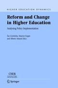 Vorderes Coverbild Reform and Change in Higher Education