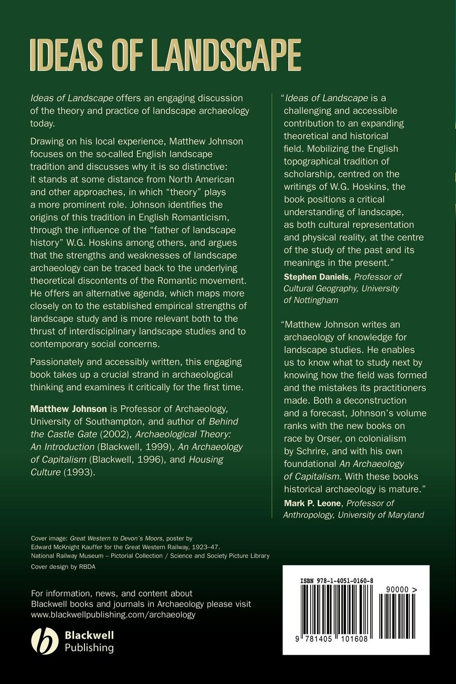 Rückseitencover Ideas of Landscape