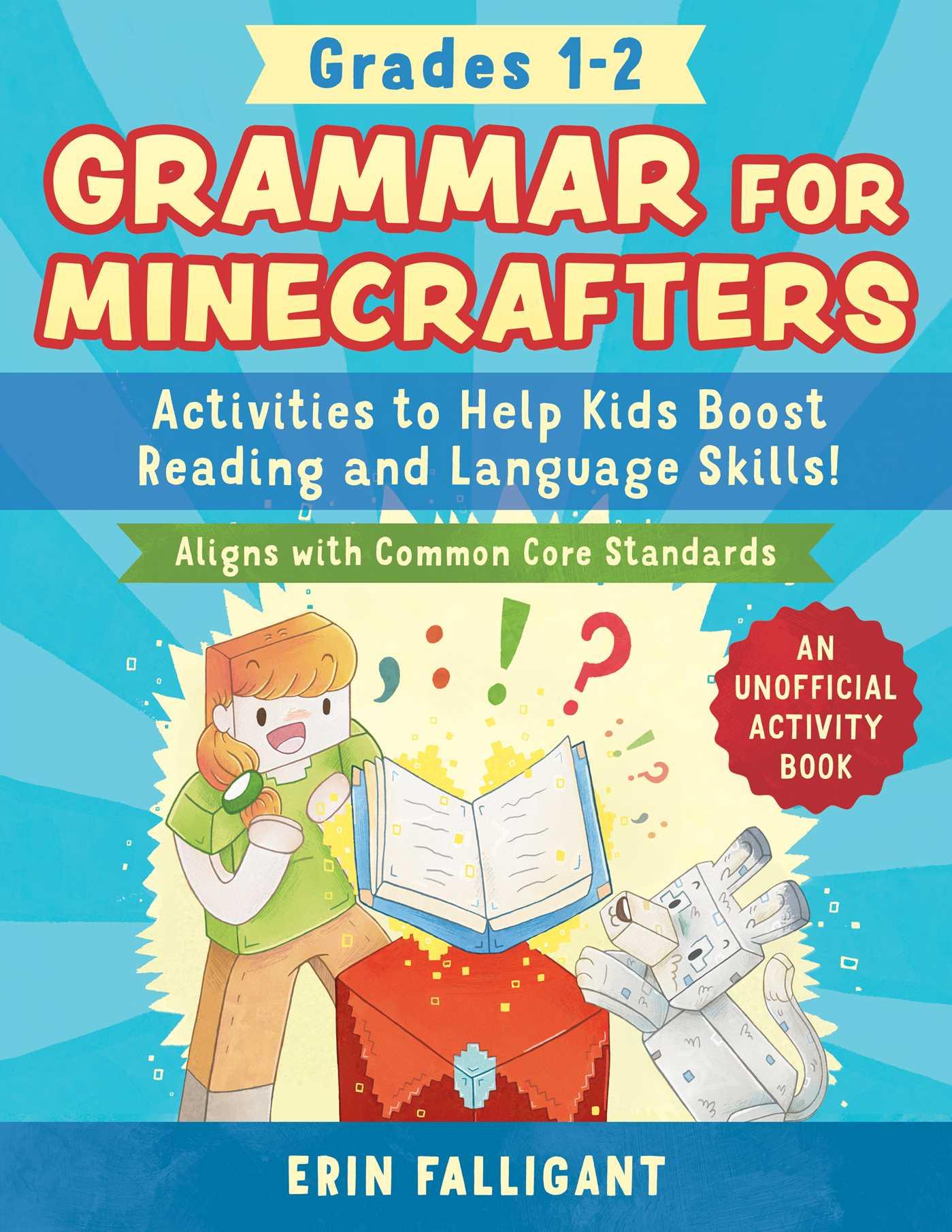 Vorderes Coverbild Grammar for Minecrafters: Grades 1-2
