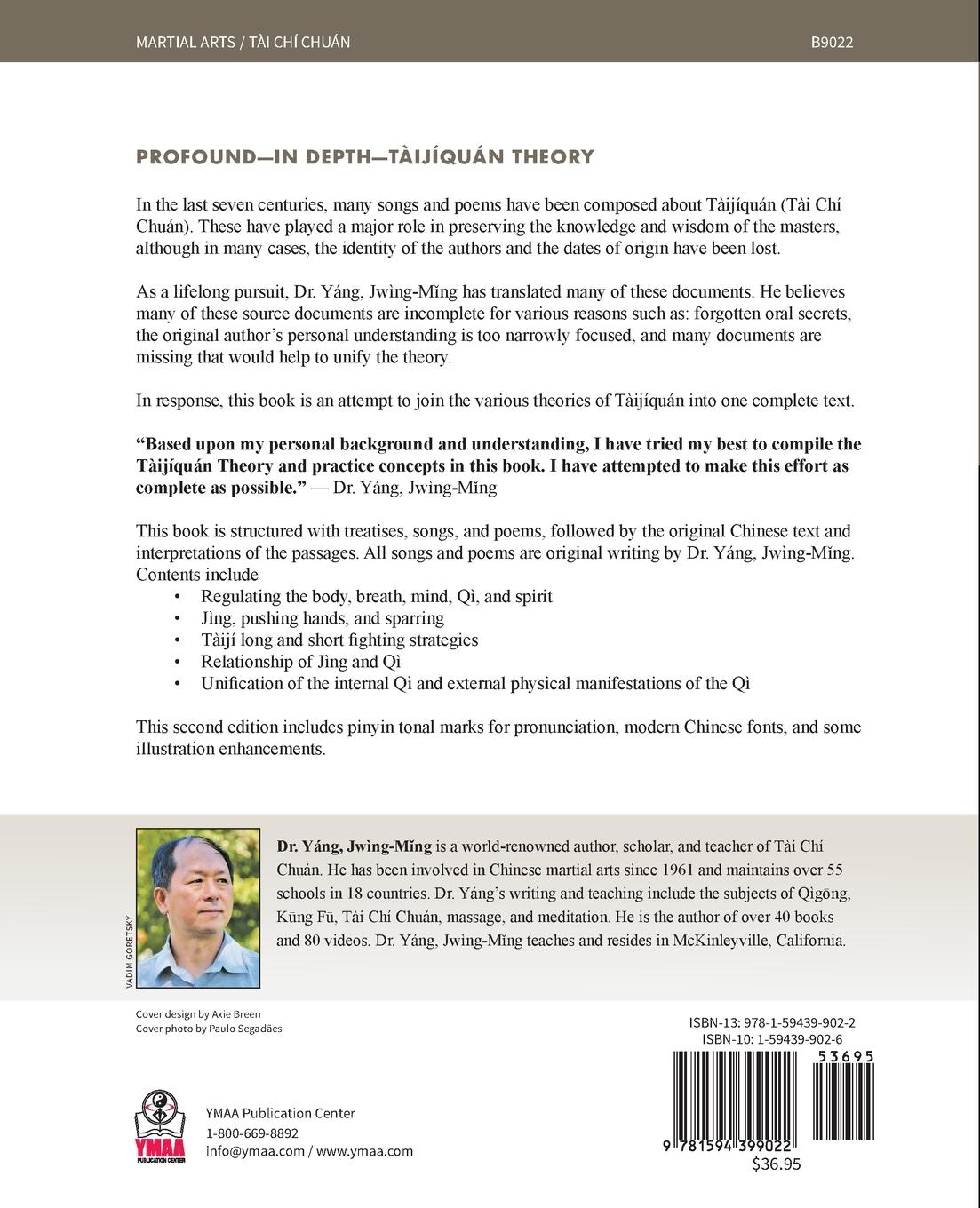 Rückseitencover Taijiquan Theory of Dr. Yang, Jwing-Ming 2nd Ed