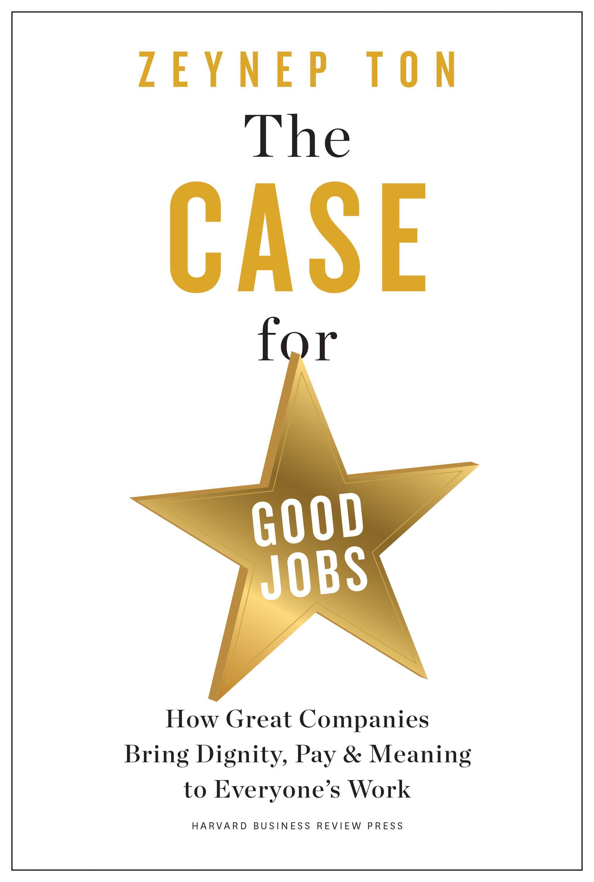 Vorderes Coverbild The Case for Good Jobs