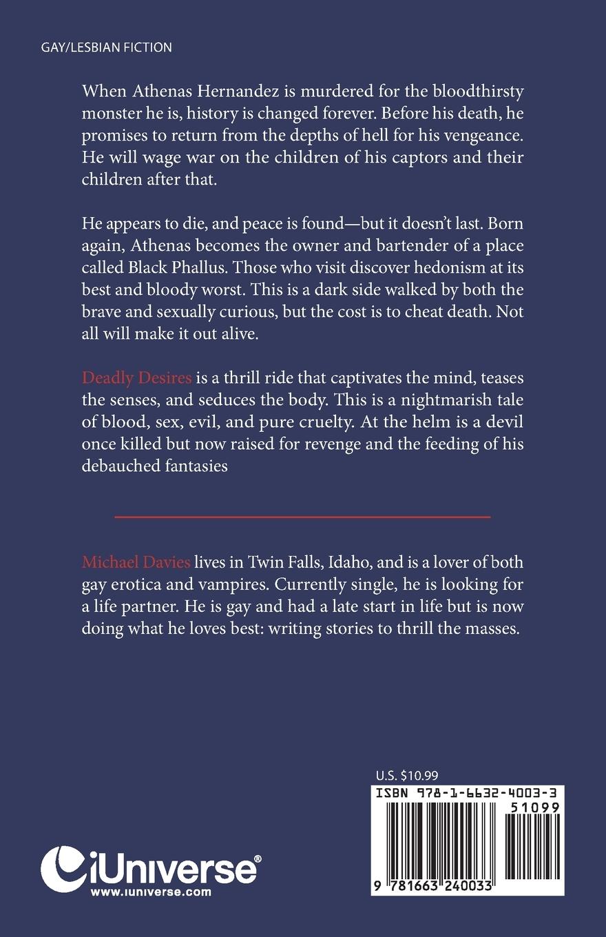 Rückseitencover Deadly Desires