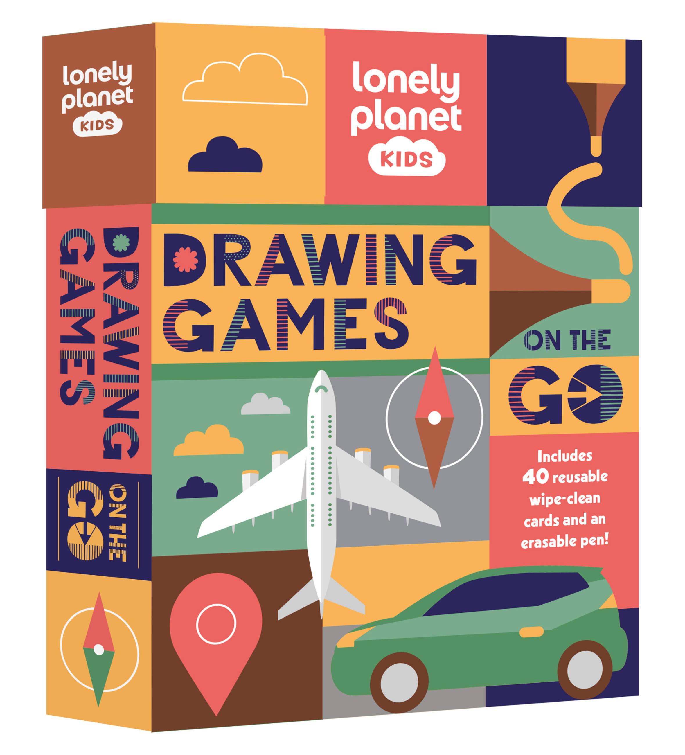 Vorderes Coverbild Lonely Planet Kids Drawing Games on the Go