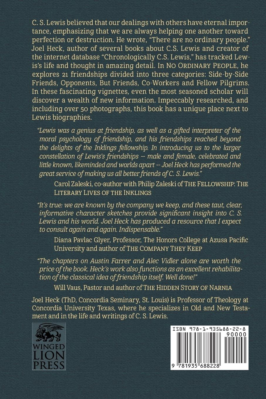 Rückseitencover No Ordinary People