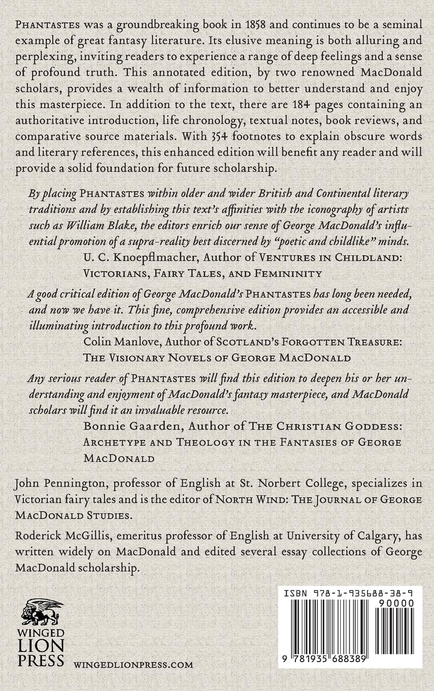 Rückseitencover Phantastes