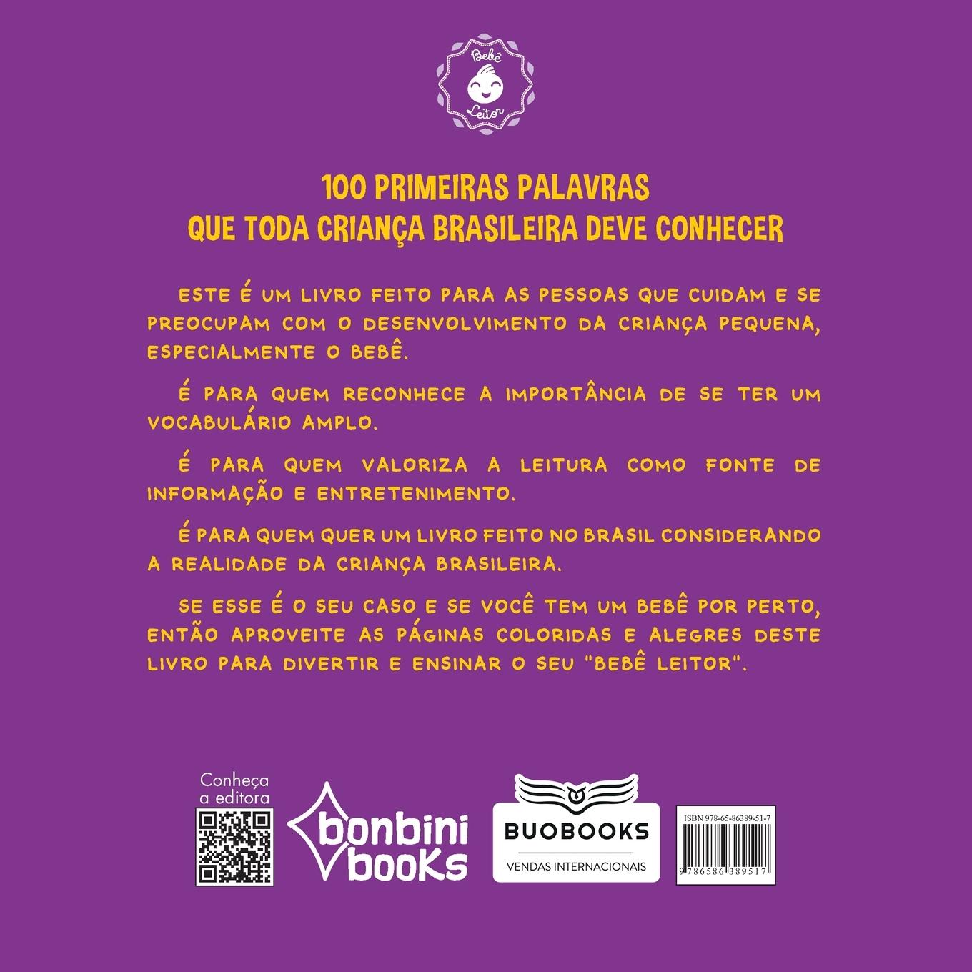 Rückseitencover 100 PRIMEIRAS PALAVRAS - ANIMAIS