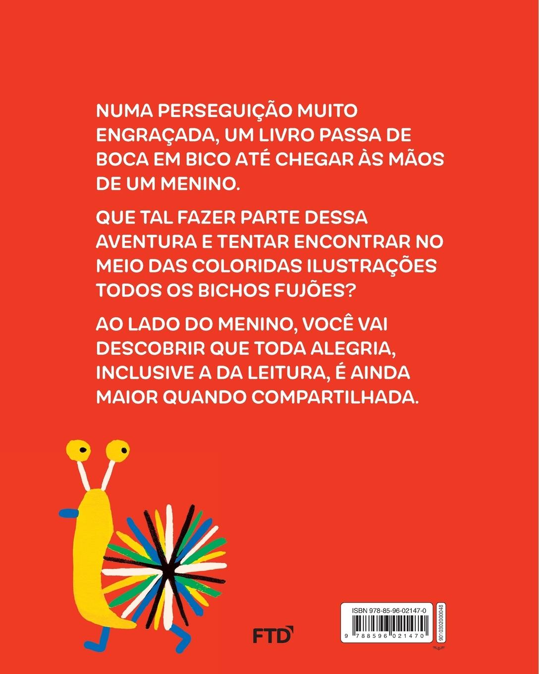 Rückseitencover Cadê o livro que estava aqui?