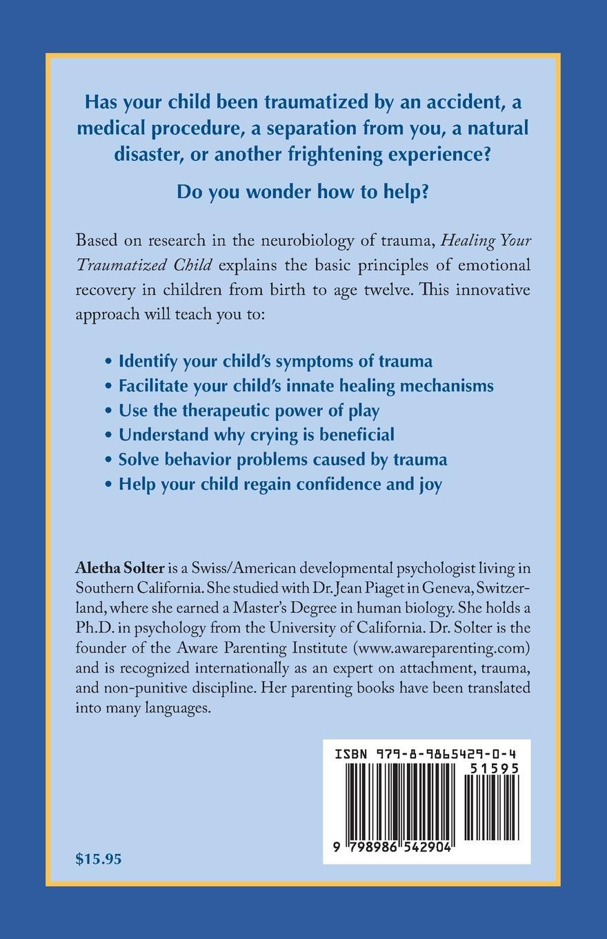 Rückseitencover Healing Your Traumatized Child