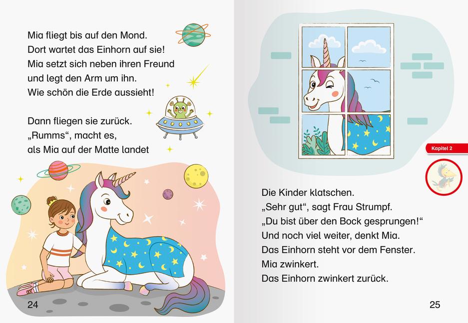 Beispielinhalt (Bild) Leserabe - 1. Lesestufe - Mein Freund, das Einhorn