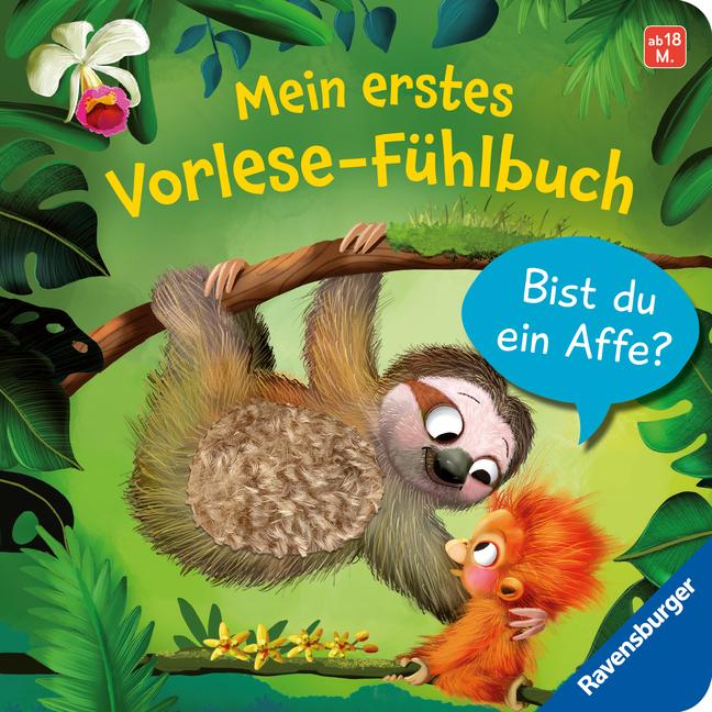 Vorderes Coverbild Mein erstes Vorlese-Fühlbuch - Bist du ein Affe?