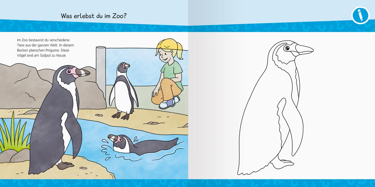 Beispielinhalt (Bild) Wieso? Weshalb? Warum? junior AKTIV - Im Zoo