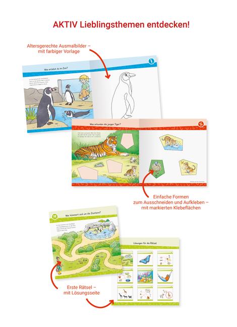 Beispielinhalt (Bild) Wieso? Weshalb? Warum? junior AKTIV - Im Zoo