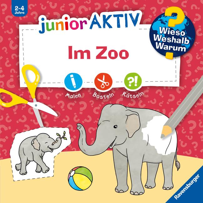 Vorderes Coverbild Wieso? Weshalb? Warum? junior AKTIV - Im Zoo