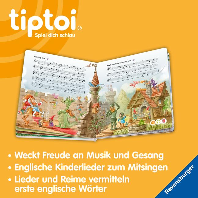 Beispielinhalt (Bild) tiptoi® Liederbücher - Meine schönsten englischen Kinderlieder