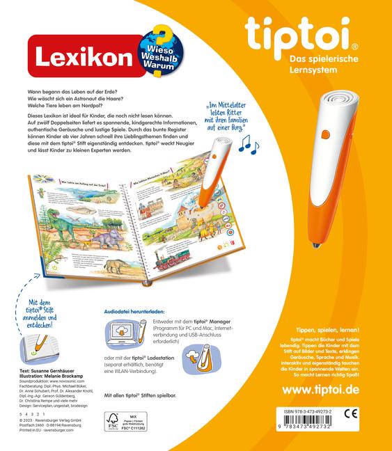 Beispielinhalt (Bild) tiptoi® Wieso? Weshalb? Warum? - Lexikon