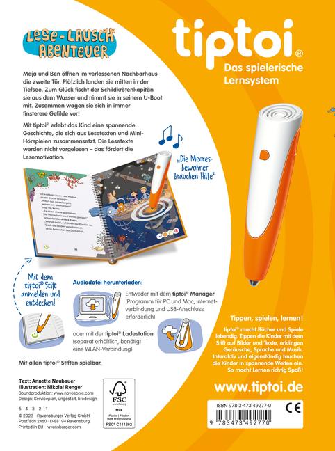 Beispielinhalt (Bild) tiptoi® Lese-Lausch-Abenteuer - Tiefsee
