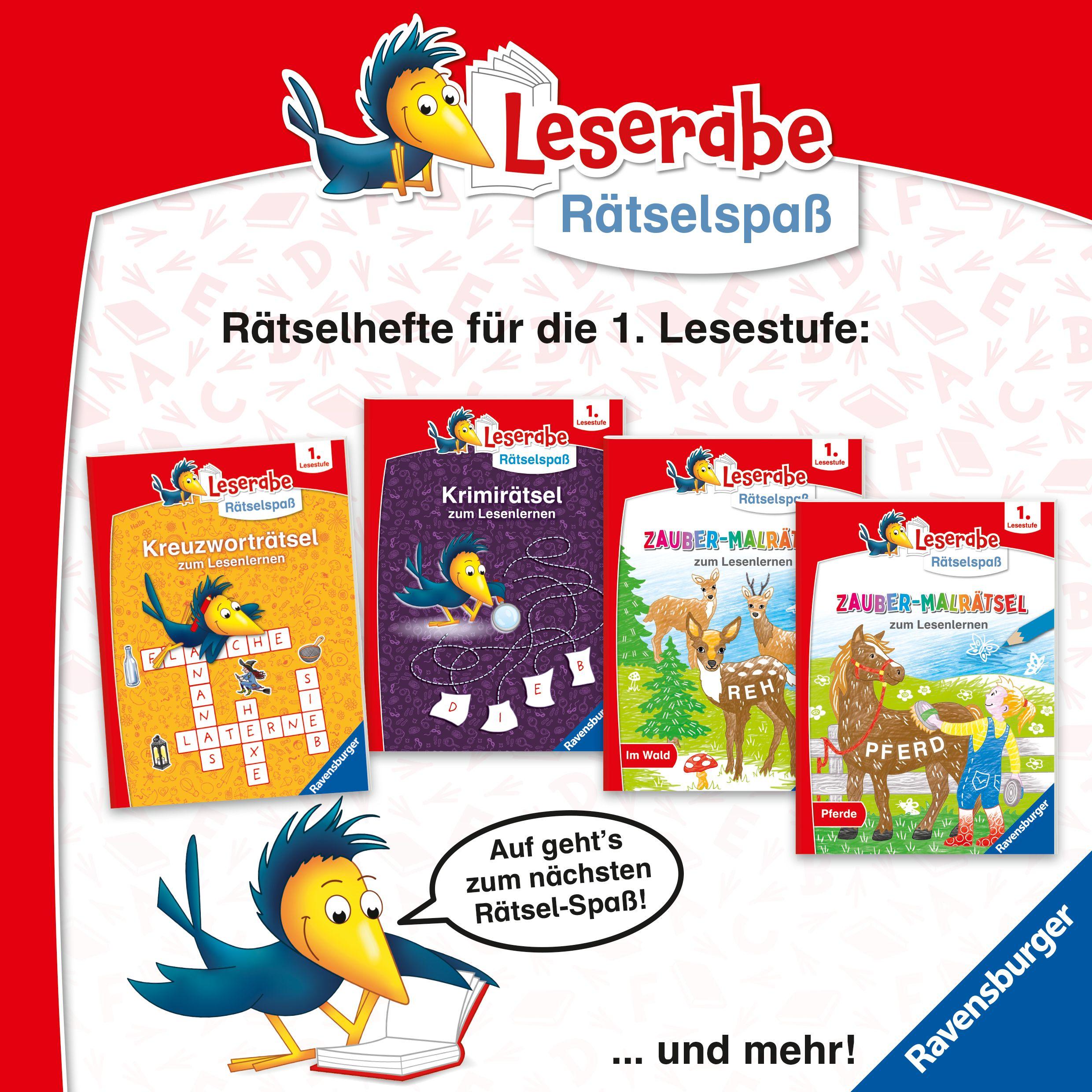 Beispielinhalt (Bild) Leserabe - Rätselspaß - Krimirätsel zum Lesenlernen, 1. Lesestufe