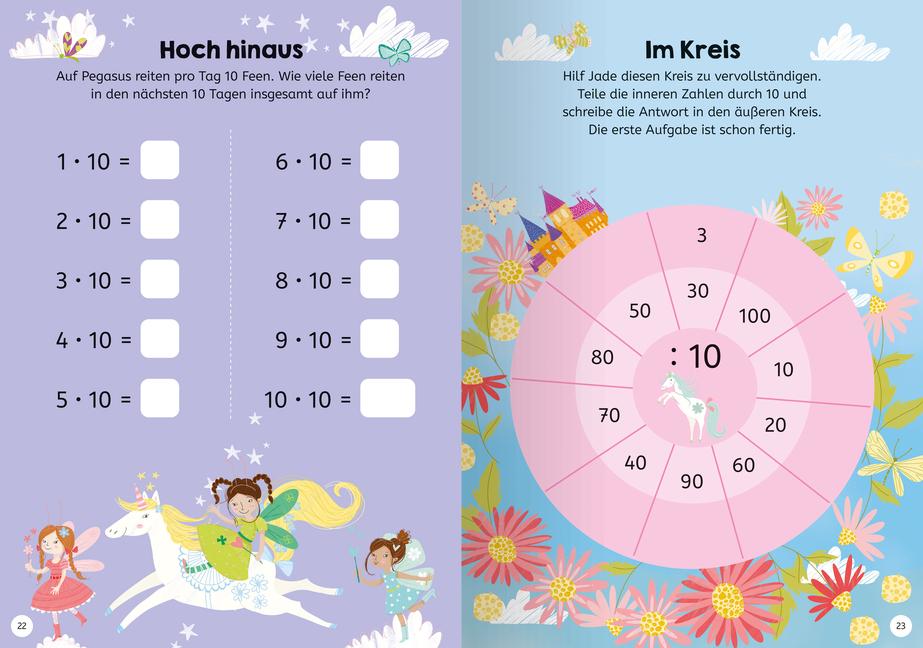 Beispielinhalt (Bild) Einhorn-Akademie - 1x1