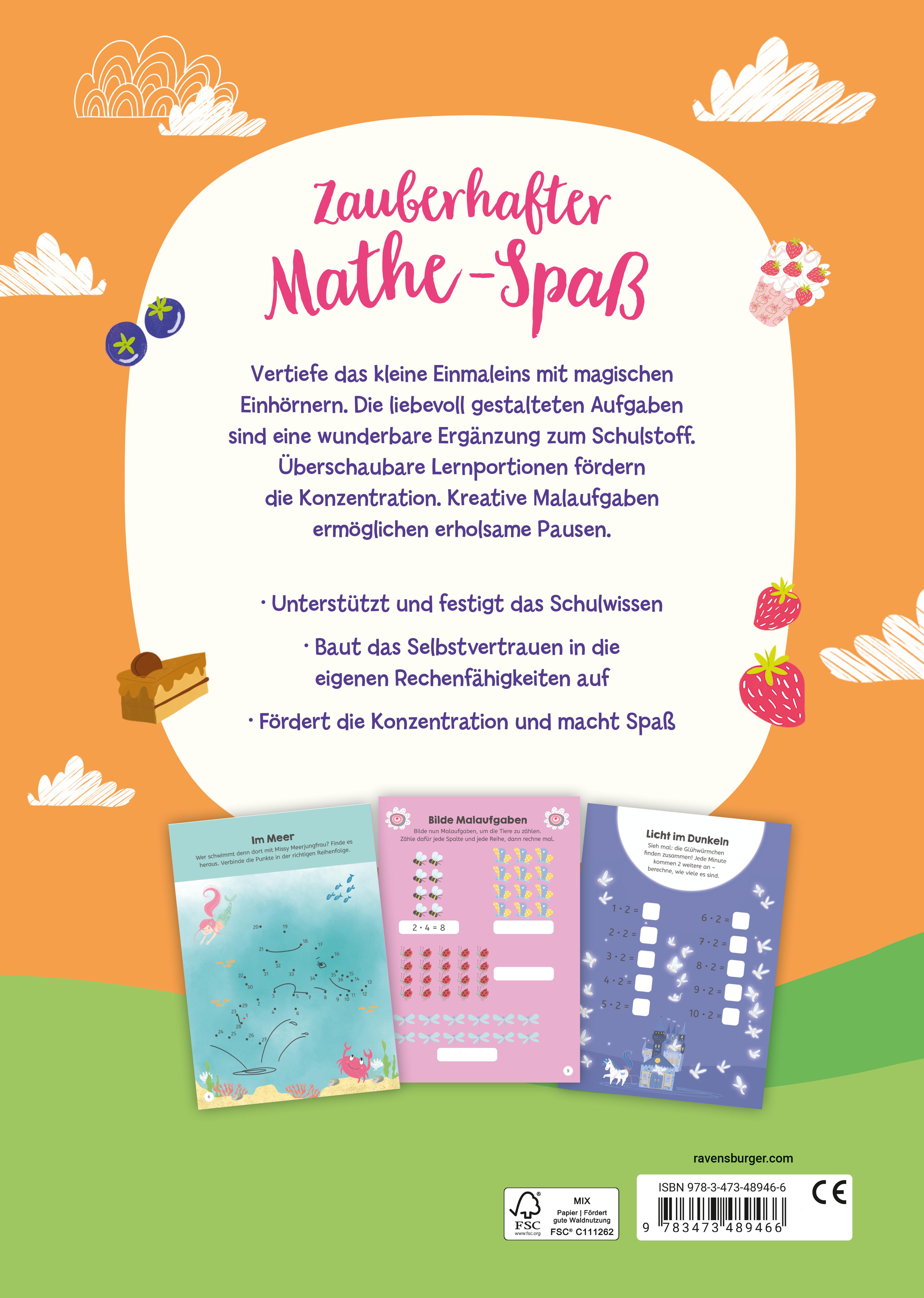 Rückseitencover Einhorn-Akademie - 1x1