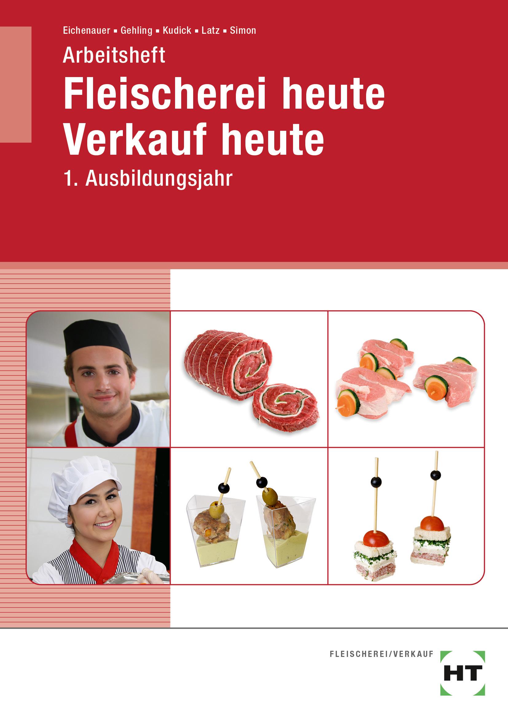 Vorderes Coverbild Arbeitsheft Fleischerei heute Verkauf heute