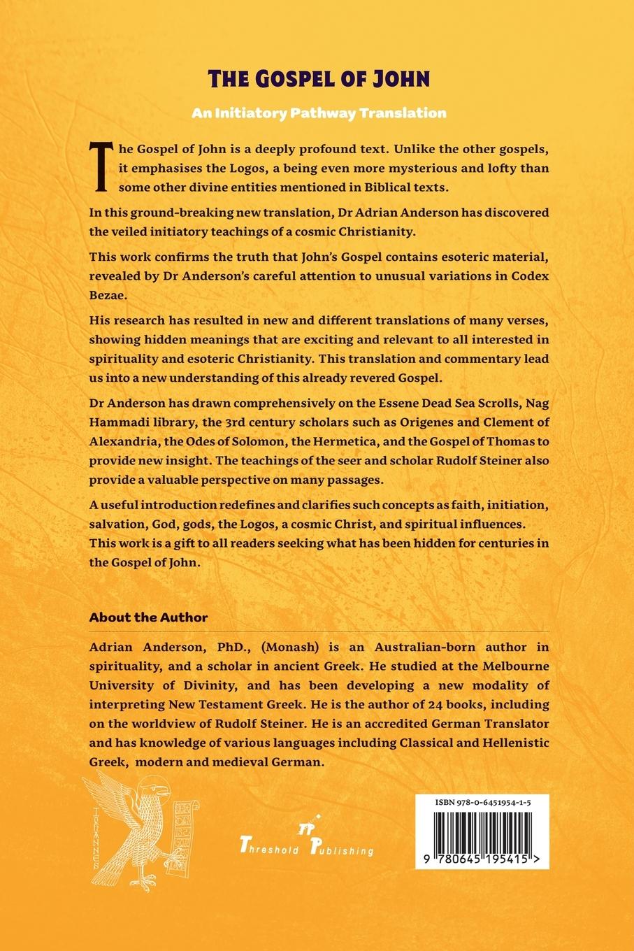 Rückseitencover The Gospel of John