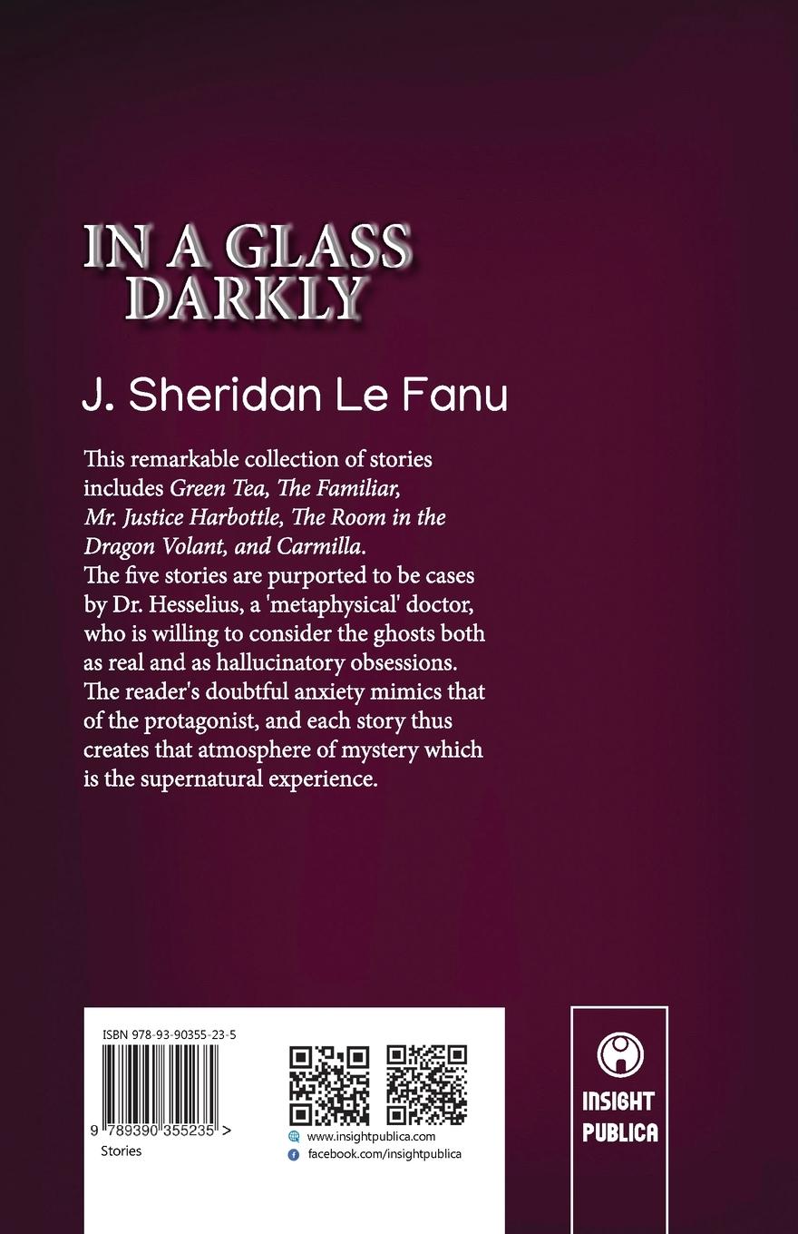 Rückseitencover IN A GLASS DARKLY