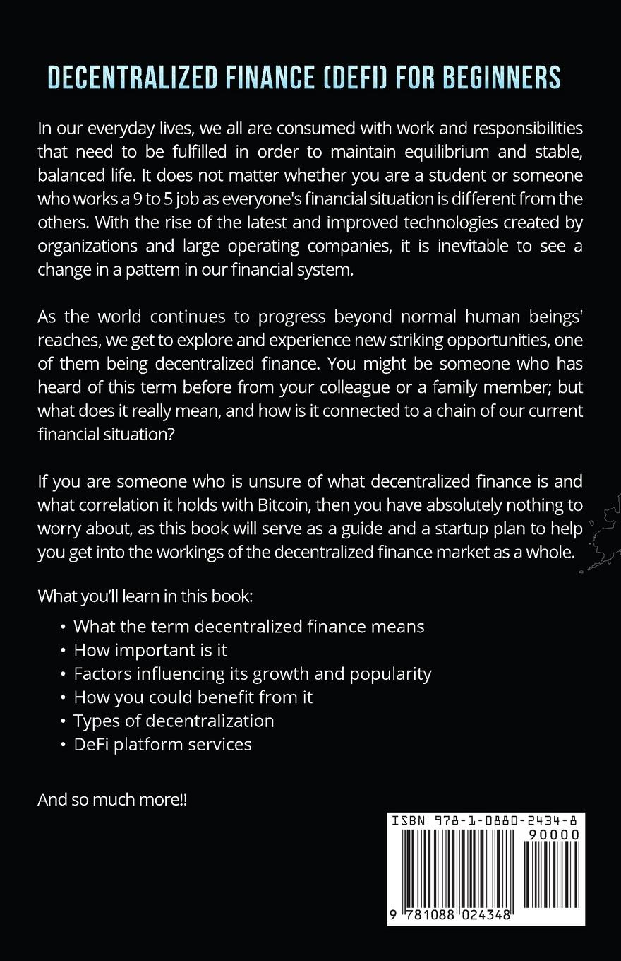 Rückseitencover Decentralized Finance (DeFi) for Beginners
