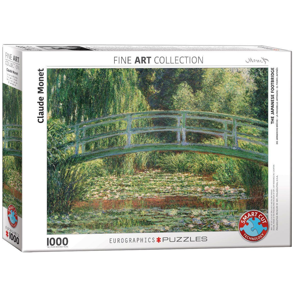 Vorderes Coverbild Japanische Brücke von Claude Monet 1000 Teile