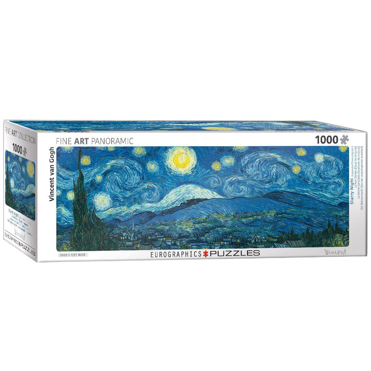 Vorderes Coverbild Sternennacht Panorama 1000 Teile