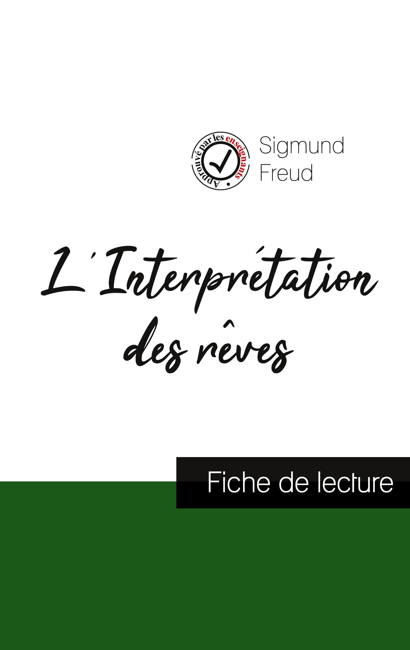 Vorderes Coverbild L'Interprétation des rêves de Freud (fiche de lecture et analyse complète de l'oeuvre)