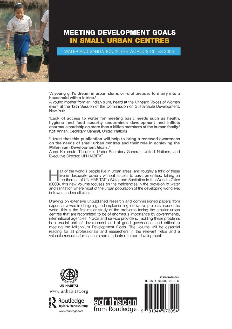 Rückseitencover Meeting Development Goals in Small Urban Centres