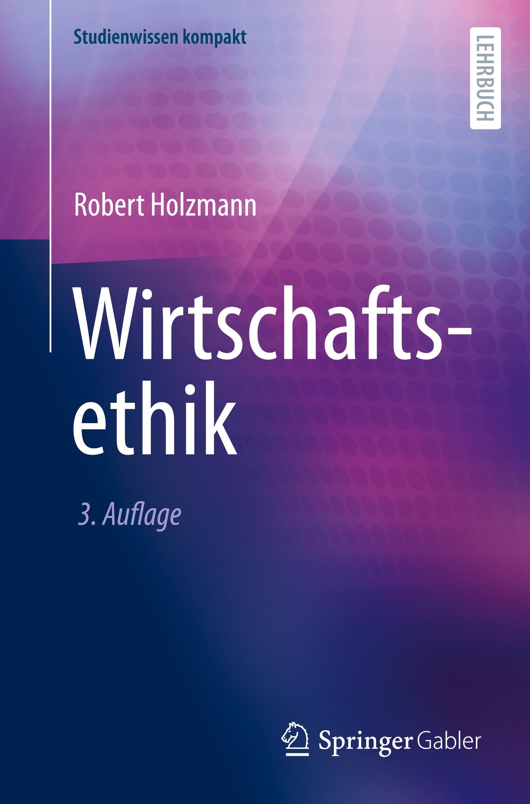 Vorderes Coverbild Wirtschaftsethik